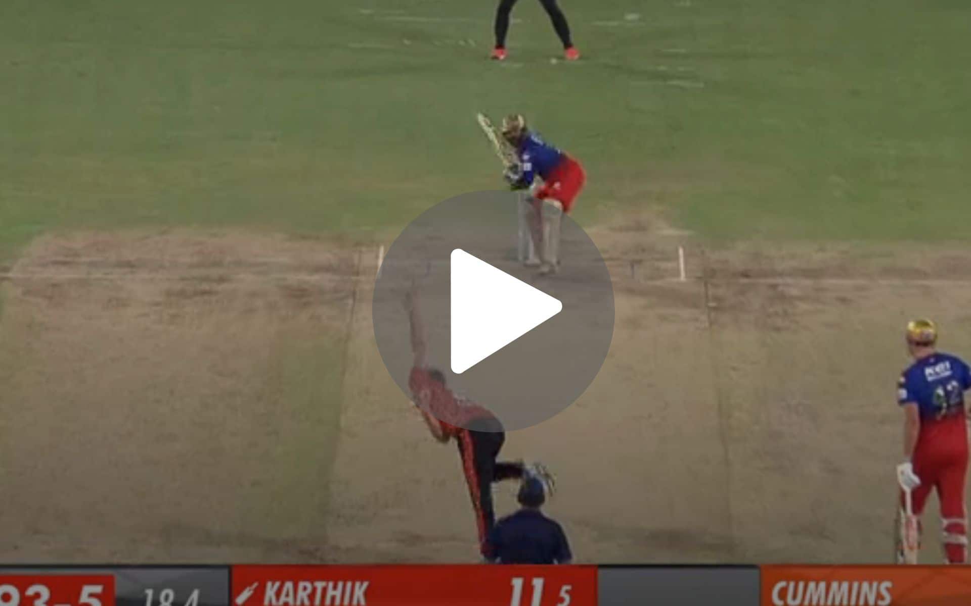 [Watch] Dinesh Karthik Falls Prey To Cummins As He Removes Him At The Cost Of His Most Expensive Spell